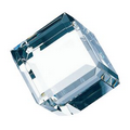 Beveled Diamond Cube Paperweight - Double Extra Large